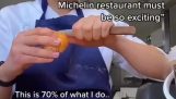 Working in a Michelin-starred restaurant must be exciting