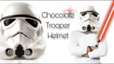 Chocolate stormtrooper helmet