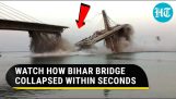 bridge under construction collapses (India)
