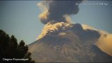 Popocatépetl yanardağı patlaması