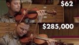 Riesci a sentire la differenza tra un violino a buon mercato e costoso?