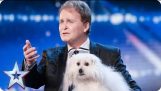 Singing and a talking dog in Britain’s Got Talent