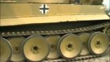 Montando um tanques Tiger da segunda guerra mundial