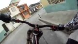 Downhill cycling in Brazil