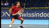 Impressionante tiro no tênis por Grigor Dimitrov