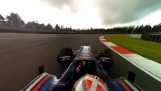 Inne i en bil Formel 1 (Panorama 360 ° video)