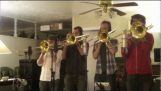 El "Carry On Wayward Son" con 4 trombones