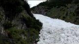 Velká lavina v Rakousku