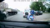 L'idiot avec le scooter