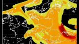 La nube radiactiva de Chernobyl en Europa
