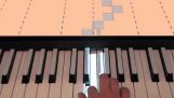 Az optikai rendszer segít a tanulás a zongora