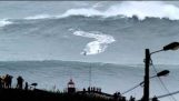 Surfer une vague de 30 mètres