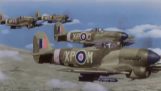 Έγχρωμο βίντεο από αερομαχίες του 2ου παγκοσμίου πολέμου
