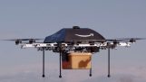 Amazon Prime ar: Distribuições com helicópteros de controle remoto