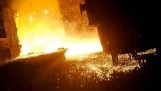 Acidente na indústria siderúrgica