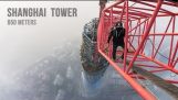 Bátor oroszok mászni a Shanghai torony