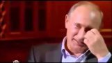 Putin griner over en journalist om anti raketsystem