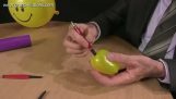 Globos con forma de manzana