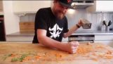Ukrižovaného mrkvový koláč