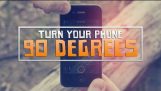 Turn Your Phone 90 Degrees