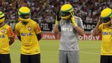 Teamet fra Brasil feirer jubileet for at Ayrton Senna