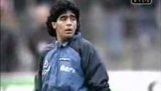 Dans oppvarming av Diego Maradona