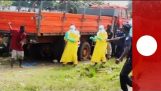 video: Ebola patienten undslipper karantæne, spreder panik i Monrovia (Liberia)