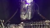Robot plays heavy metal guitar