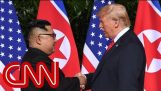 Başkan Trump, Singapur'da Kim Jong Un buluştuğu