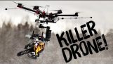 KILLERDRONE! Flying chainsaw