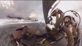 Video 360: “Cavalieri russi” volare sopra Mosca