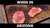 Cozinhar bifes & Bolinhos em forma no verão Arizona – Quando em Arizona