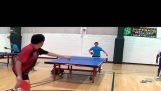 compétences de tennis de table