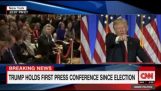 PEOTUS Trump Slams CNN as Fake News During Presser