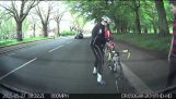 Biker vs Parked Car