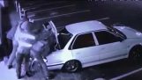 Clueless armed robbers steal safe from petrol station but can’t fit it inside their car boot