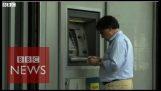 Grækenland: Millioner tilbage fra pengeautomater – BBC nyheder
