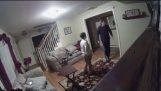 Dog Knocks Over TV