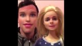 face swap barbie