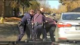 Michigan Cop рамами окна автомобиля После того, как водитель отказывается ID