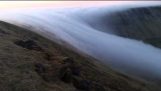 Amazing Fog Waterfall