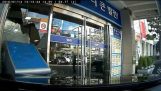 Car drives into store