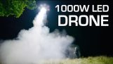 1000W LED op een DRONE – RCTESTVLUCHT