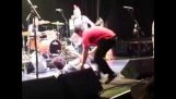 Fat Mike of NOFX vs Fan on stage