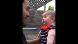 This baby is absolutely fascinated when she hears about the miracle of life.