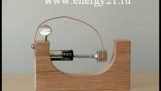 Nejjednodušší elektromagnetickou motor