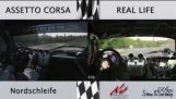 Assetto Corsa 1,1 vs Real Life – Pagani Zonda R Nordschleife (laser skannet)