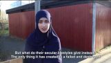 Islamistiske muslimske pige 15 år nægter at blive integreret i Sverige