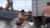 Drunk Russians loading a truck gones wrong