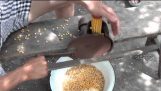Dispositivo de limpieza manual de maíz